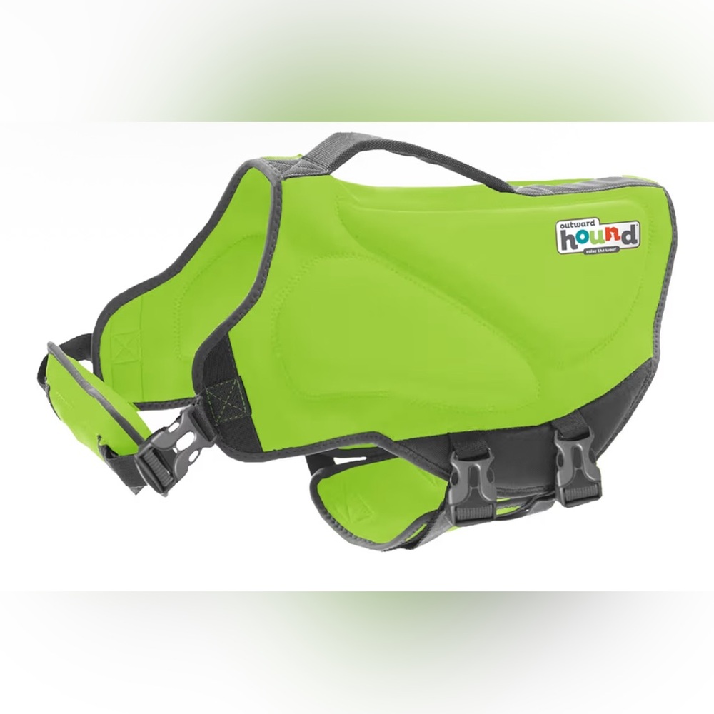 Outward Hound Green XS Animal Life Vest